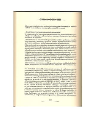 Criminología psicoanalítica