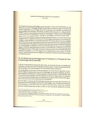 Criminología psicoanalítica