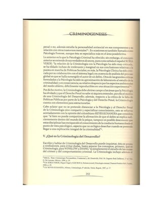 Criminología psicoanalítica