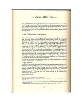 Criminología psicoanalítica