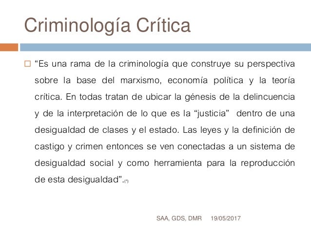 Criminologia critica parte 1