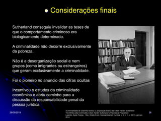 Crimes do Colarinho Branco (White Collar Crimes) | PDF