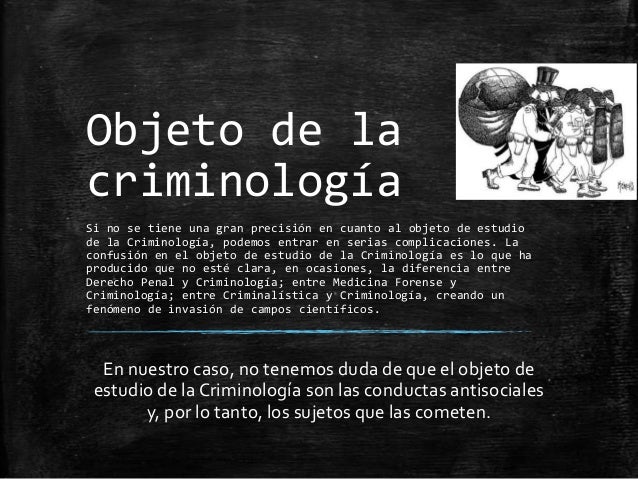 Criminologia como ciencia