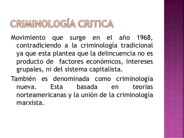 Criminologia critica