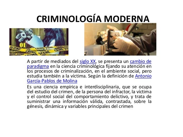 Criminologia presentacion