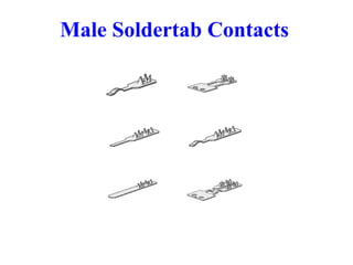 Male Soldertab Contacts
 