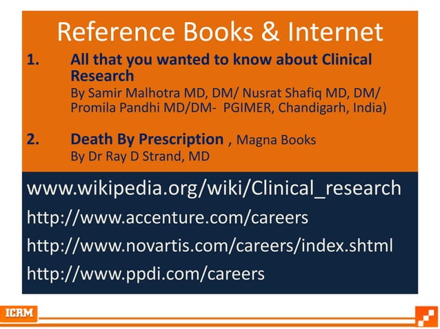 Opportunities In Clinical Research PPT