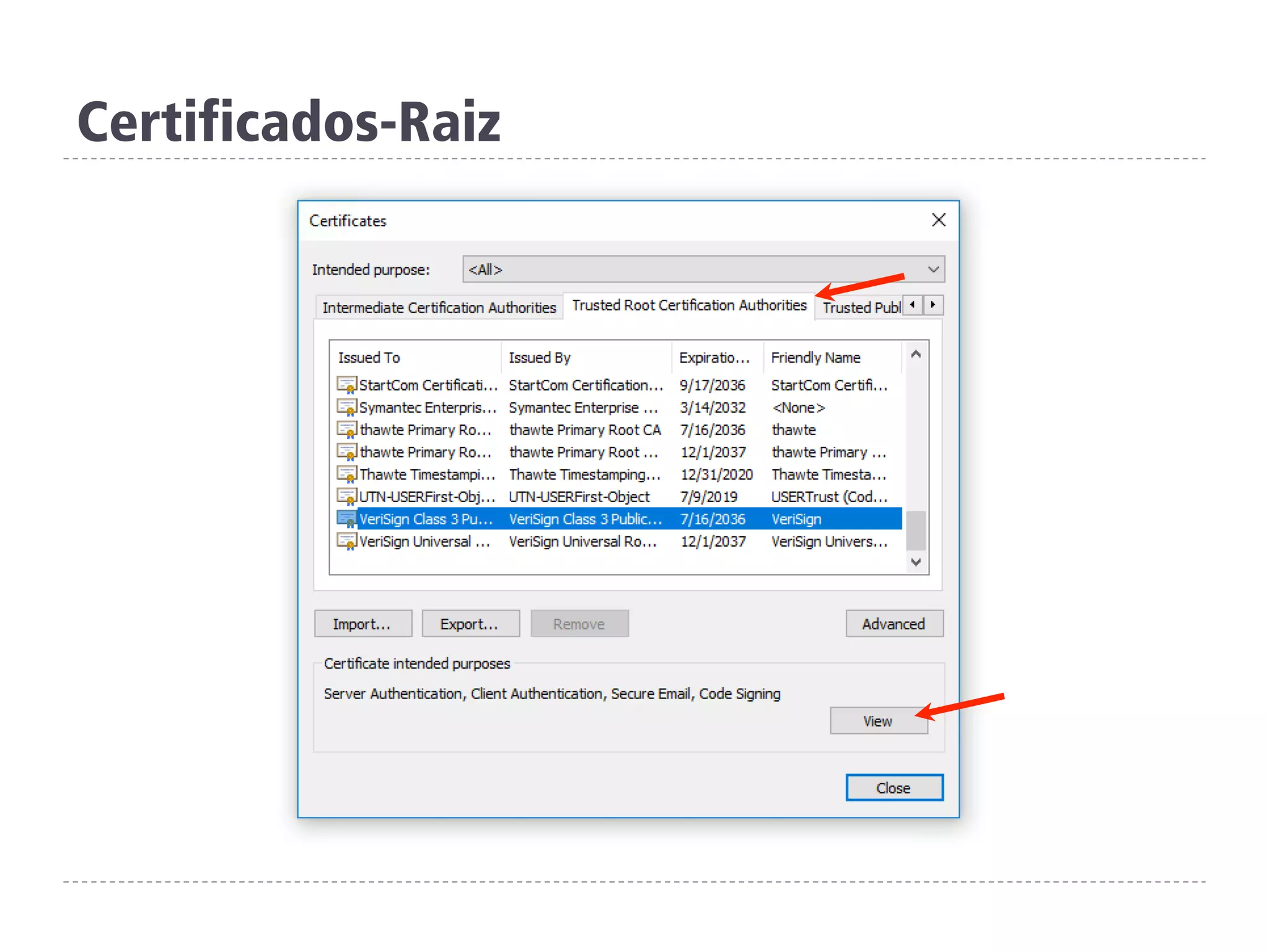 Certificados-Raiz
 