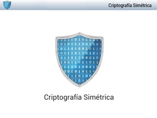 Criptografía Simétrica
 