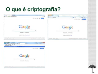 O que é criptografia?

 