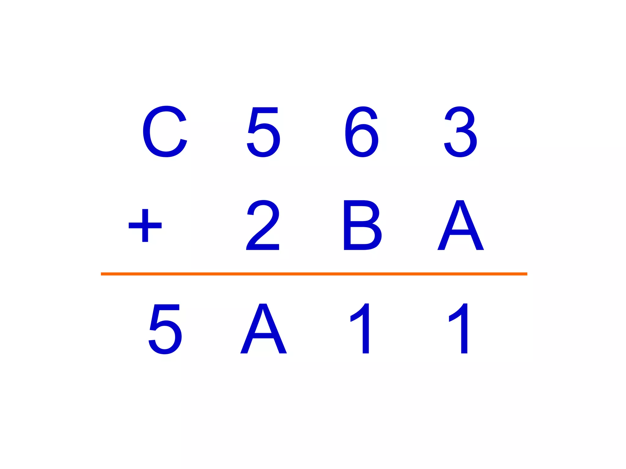 C 5 6 3 + 2 B A 5 A 1 1 