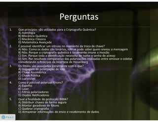 Criptologia Quântica