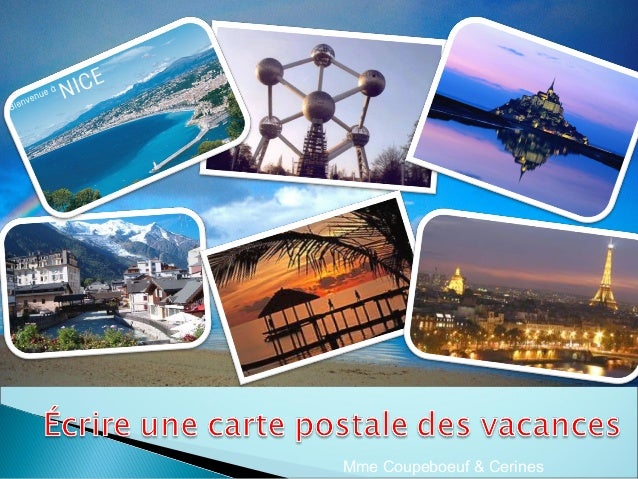 Ecrire Une Carte Postale
