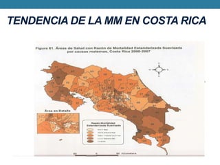 Tendencia de la MM en Costa Rica