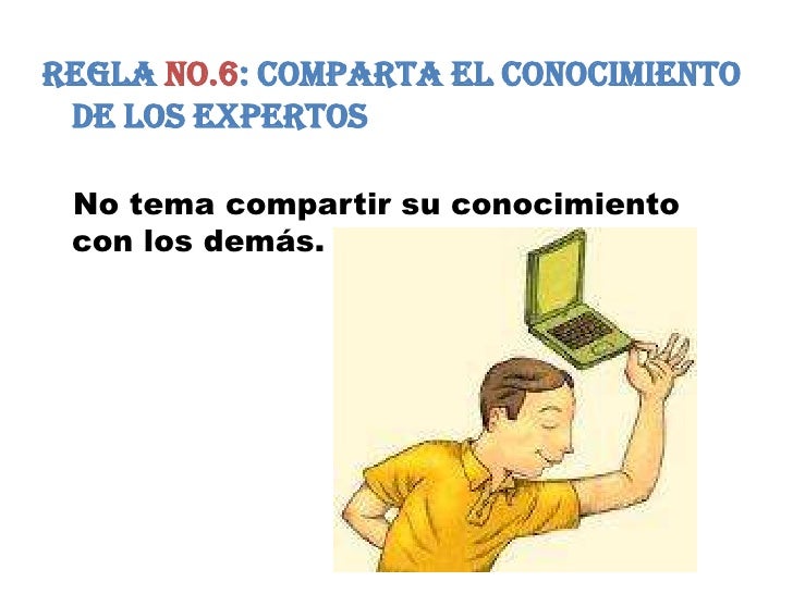 Resultado de imagen para 10 reglas basicas de netiqueta regla 6