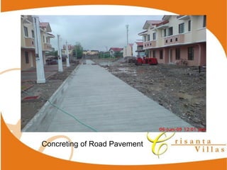 Concreting of Road Pavement
 
