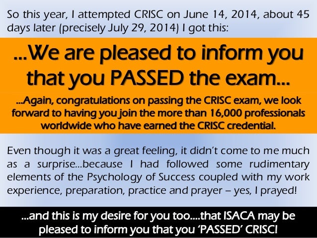CRISC Exam Fragen