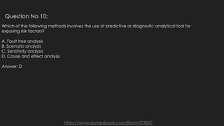 CRISC Exam Questions | PDF