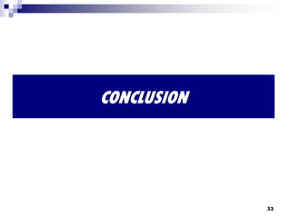 CONCLUSION
33
 