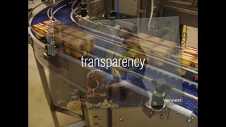 transparency

               Vermeer
 