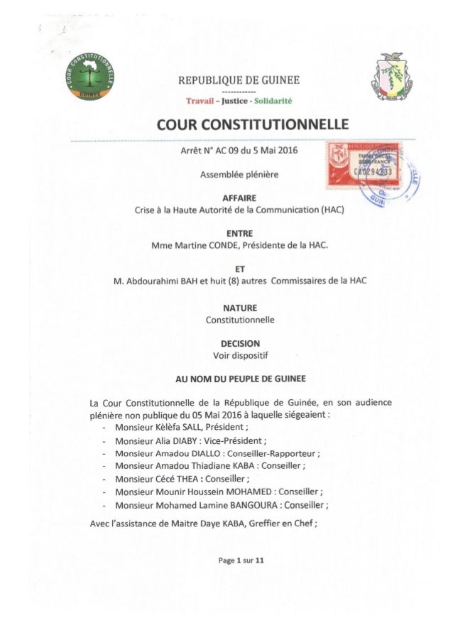 Crise à la HAC: Martine condé maintient son poste mais perd son bras droit 