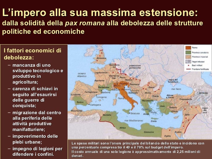La crisi dell'impero
