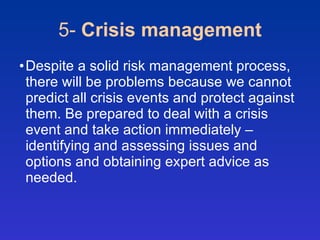 Crisis And Risk