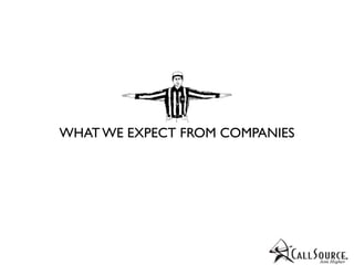 WHAT WE EXPECT FROM COMPANIES
 