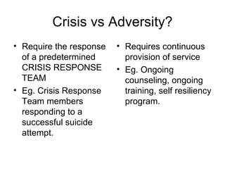 Crisis Vs Issue Crisis Vs Adversity Analogy | PPT