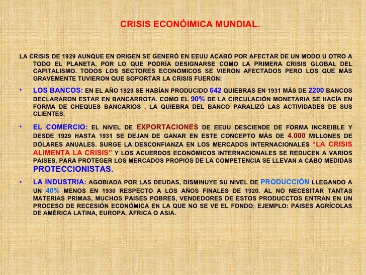 Crisis 1929