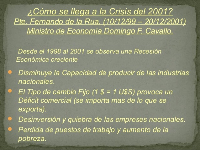 Crisis 2001