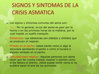 Crisis asmatica | PPTX