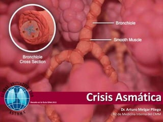 Crisis Asmática
Dr. Arturo Melgar Pliego
R2 de Medicina Interna del CMM
Basado en la Guía GINA 2015
 