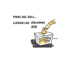 FINAL DEL 2011…
LLEGAN LAS
 