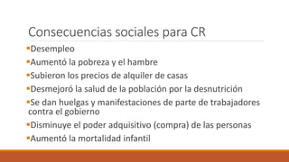 Crisis de 1929 y su impacto en costa | PPTX