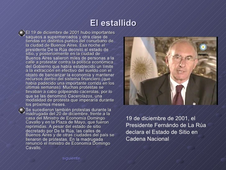 Crisis de diciembre de 2001 en argentina Crisis de diciembre de 2001 en argentina
