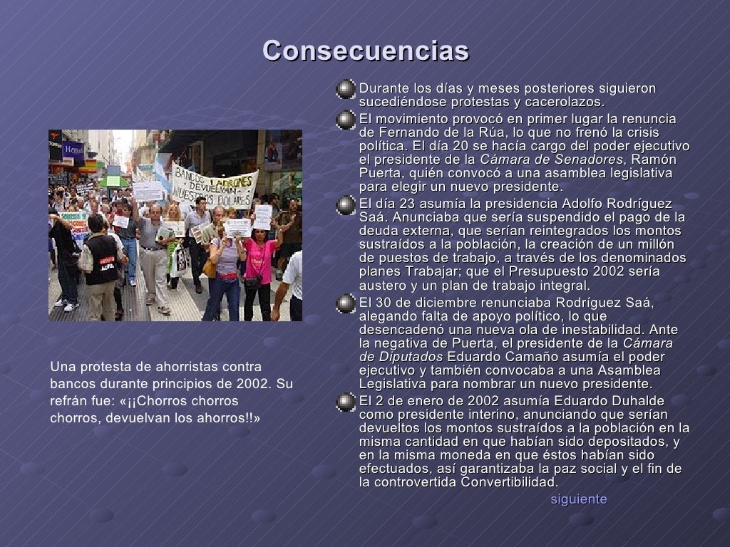 Crisis de diciembre de 2001 en argentina