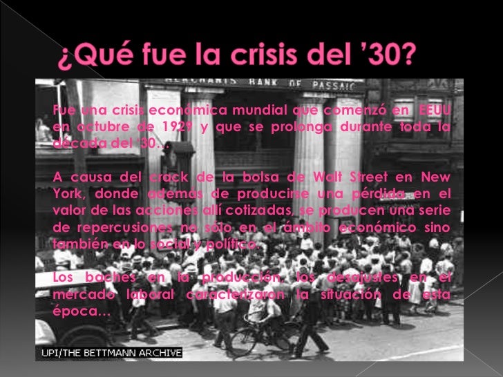 Crisis Del 30