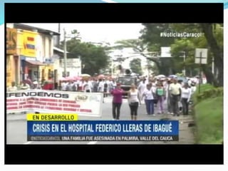 Crisis del modelo de la salud en colombia | PPTX