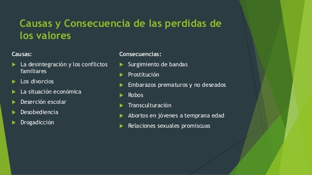 Crisis de valores 1