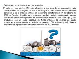 Crisis económica internacional y su impacto en la | PPT