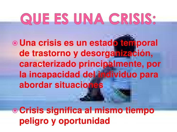 Crisis en la vida durante el desarrollo