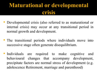 CRISIS INTERVENTION POWER POINT PREASENTATION | PPTX