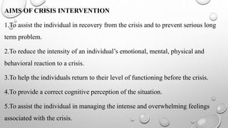 Crisis Intervention 