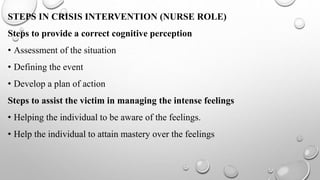 Crisis Intervention 