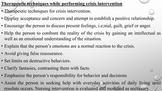 Crisis Intervention 