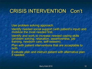 Crisis Intervention Task Module Crisisinterventionppt 140620032734-phpapp01 | PPT