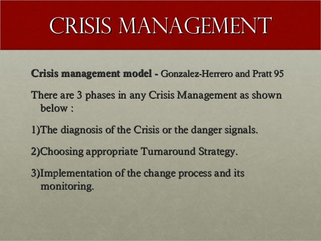 Crisis Management