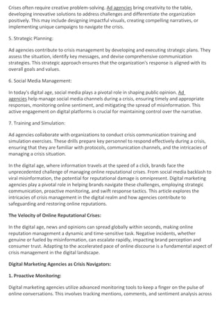 Crisis Management in the Digital Age How Agencies Navigate Online ...