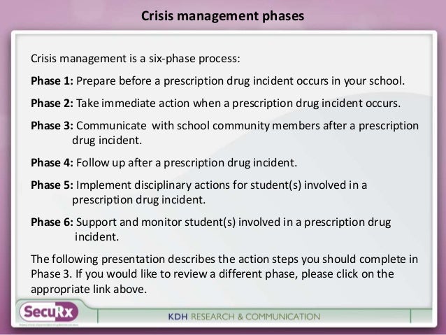 The three phase model of crisis management essay 07 picture
